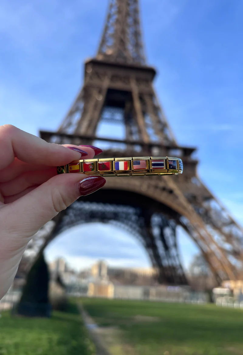 Pulseira em Paris dourada